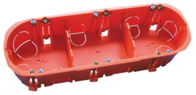 Boîte d'encastrement uniclips triple poste ø67xp40 app. disponible abidjan cote d'ivoire.