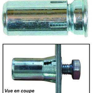 Boîte de 30 chevilles fixalu m6 ø de perçage 12,5 épaisseur de tôle jusqu’à 2 mm. disponible abidjan cote d'ivoire.
