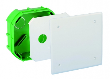 Boîte de dérivation maçonnerie à encastrer 75x75x40 mm plast. disponible abidjan cote d'ivoire.