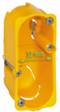 Boîte monoposte batibox cloisons sèches pour céliane ou mosaic 1 module - profondeur 40 mm. disponible abidjan cote d'ivoire.