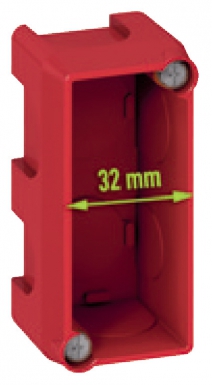 Boîte monoposte batibox maçonnerie pour 1 module - profondeur 40mm. disponible abidjan cote d'ivoire.