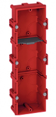 Boîte multiposte batibox pour maçonnerie 3 postes ou 6 à 8 modules - profondeur 40 mm. disponible abidjan cote d'ivoire.