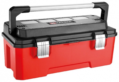 Boîte à outils plastique pro box p26apb - 6 bacs amovibles pour stockage de petites pièces. disponible abidjan cote d'ivoire.