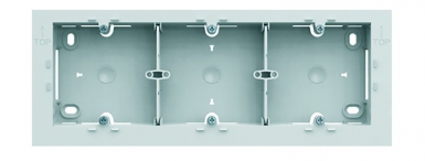 Boîte saillie triple finition teintée dans la masse blanc pure. disponible abidjan cote d'ivoire.