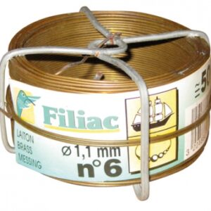 Bobinot laiton n°6 x 50 m (1,10 mm). disponible abidjan cote d'ivoire.