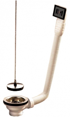 Bonde avec trop-plein - évier grès ou synthèse - polypro. disponible abidjan cote d'ivoire.