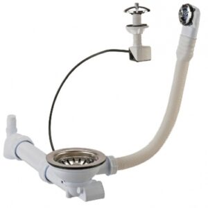 Bonde à panier auto - évier tout matériau ø 90 - polypropylène - 40x49. disponible abidjan cote d'ivoire.