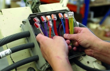 Borne auto rouge 1x2 entrées dim. disponible abidjan cote d'ivoire.