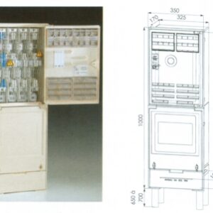 Borne avec coffret ecp 3d type s20 couleur beige. disponible abidjan cote d'ivoire.