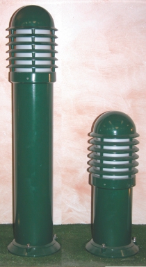 Borne caleo verte ø16 mm h730 mm maxi 100w. disponible abidjan cote d'ivoire.