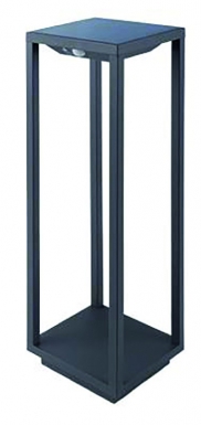 Borne carrée avec cellules solaires et batterie rechargeable kala 2 w 230 lm 4000°k. disponible abidjan cote d'ivoire.