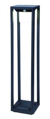 Borne solaire 80 cm gamme roma - bf-roma80 - 2,1 w 300lm 3000°k 120° avec détecteur crépusculaire. disponible abidjan cote d'ivoire.