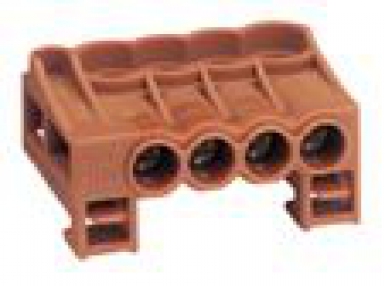 Bornes d'arrivée à cages ui=630v, 90a phase: 4x25 mm2. disponible abidjan cote d'ivoire.