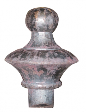 Boule départ de rampe ø 70 mm base ø 25 mm hauteur 100 mm. disponible abidjan cote d'ivoire.