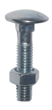 Boulons tête ronde collet carré acier zingué filetage partiel ø 10 long. disponible abidjan cote d'ivoire.