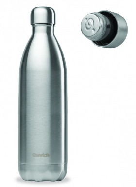 Bouteille isotherme 1 l - hauteur : 31,8 cm ø 8,3 cm poids : 0,60 kg  - 12h chaud / 24h froid. disponible abidjan cote d'ivoire.