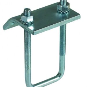 Bride de fixation sur ipn acier zingué pour rails wm1 et wm2 - longueur 50 mm. disponible abidjan cote d'ivoire.