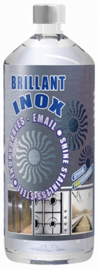 Brillant inox - nettoyage & protection sur matériels inoxydable ou d'émail - 1l. disponible abidjan cote d'ivoire.
