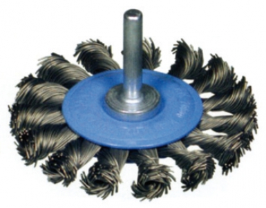 Brosse circulaire - fil torsadé acier 0,50 mm - ø 75 mm - ép. disponible abidjan cote d'ivoire.