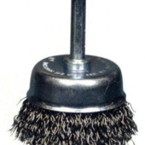 Brosse coupe - fil ondulé acier gros - ø 75 mm - tige 6. disponible abidjan cote d'ivoire.