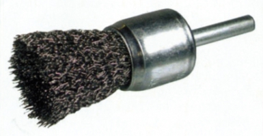 Brosse pinceau - fil ondulé acier 0,30 mm - ø 25 mm - tige 6. disponible abidjan cote d'ivoire.