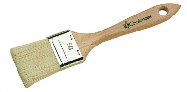 Brosse plate à laquer série moyenne n°20 - épaisseur 8 mm - sortie 44 mm. disponible abidjan cote d'ivoire.