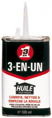 Burette 3 en un - lubrifie, nettoie et empêche la rouille - 100 ml. disponible abidjan cote d'ivoire.