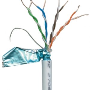 Câble de transmission de données cuivre 100 ω ftf âme cuivre 2 x 4p 0,6 mm - touret de 500 m. disponible abidjan cote d'ivoire.