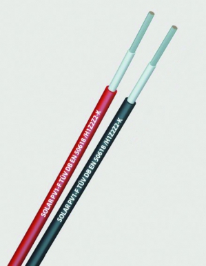 Câbles solar section 1 x 4 mm² ø gaine ext. disponible abidjan cote d'ivoire.