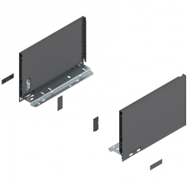 Côté légrabox, hauteur c (177 mm), ln=450 mm, droite + gauche, pour légrabox pure - couleur gris orion mat. disponible abidjan cote d'ivoire.