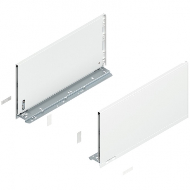 Côté légrabox, hauteur f (241 mm), ln=600 mm, droite + gauche, pour légrabox pure - couleur blanc soie mat. disponible abidjan cote d'ivoire.