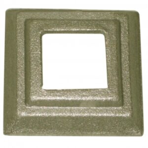 Cache scellement base 60x60 mm ép 15 mm trou 30,5 mm. disponible abidjan cote d'ivoire.