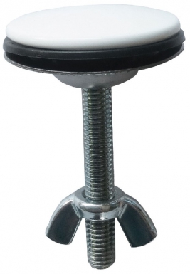 Cache trou ø 43 en laiton matricé - blanc. disponible abidjan cote d'ivoire.