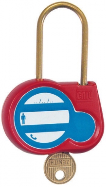 Cadenas "al-240-z" pour organe de séparation - anse : ø 4 mm / lg 50 mm - clé aléatoire. disponible abidjan cote d'ivoire.