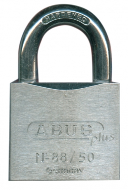 Cadenas t 50 système abus-plus corps laiton chromé anse h 26 mm 2 clés. disponible abidjan cote d'ivoire.