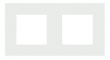 Cadre 2 postes 83x154 mm entraxe 71 mm horiz. disponible abidjan cote d'ivoire.