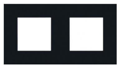 Cadre 2 postes 83x154x8,9 mm entraxe 71 mm horiz. disponible abidjan cote d'ivoire.