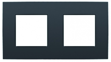 Cadre 2 postes 85x156 mm entraxe 71 mm horizontal col. disponible abidjan cote d'ivoire.