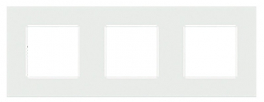 Cadre 3 postes 83x225 mm entraxe 71 mm horiz. disponible abidjan cote d'ivoire.