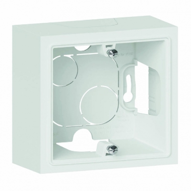 Cadre saillie 1 poste dooxie finition blanc. disponible abidjan cote d'ivoire.