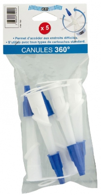Canules orientables 360° pour cartouches standard - paquet de 5 pièces. disponible abidjan cote d'ivoire.