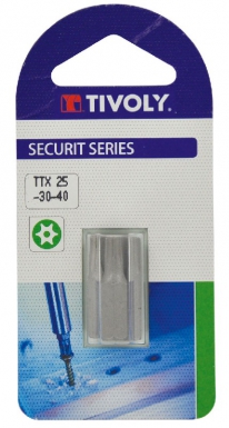 Carte 3 embouts de vissage torx tamper 20-25-27 - ø 4-4,2/5,5-5/4,3-5 - long. disponible abidjan cote d'ivoire.