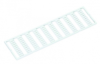 Carte de repérage wmb; en carte largeur des bornes 5 - 17,5 mm; extensible 5 - 5,2 mm; vierge; encliquetable; blanc. disponible abidjan cote d'ivoire.