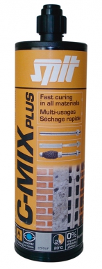 Cartouche c-mix plus polyester resin 380 ml + 2 buses d'injection pierre. disponible abidjan cote d'ivoire.