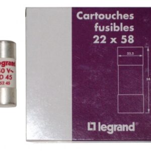 Cartouche edf cylindrique type ad 60 440 v cartouche 22x58 32000a. disponible abidjan cote d'ivoire.