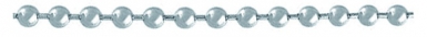 Chaîne boule laiton finition chromé ø boule 3,2 mm bobine 50 m cu 10 kg. disponible abidjan cote d'ivoire.