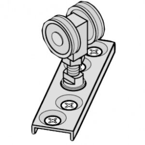 Chariot de coulissement pour portes pliantes 25 kg​ ​. disponible abidjan cote d'ivoire.