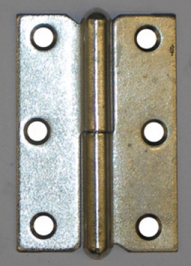 Charnière à dégonder acier nickelé h 60 x l 40 mm gauche. disponible abidjan cote d'ivoire.