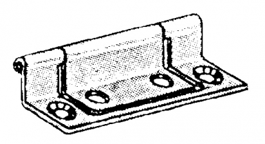 Charnière pour survitrage bichromatée - 40 mm​ ​. disponible abidjan cote d'ivoire.
