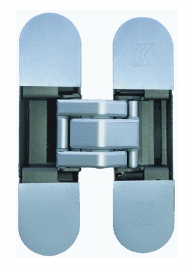 Charnière réversible kubica k8000 à 180° chromé satiné “f1”. disponible abidjan cote d'ivoire.